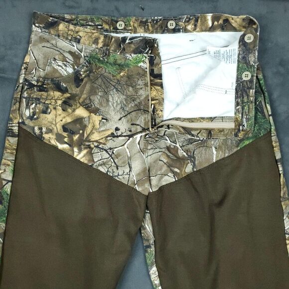 Wrangler ProGear Pants Mens 36x30 Brown Camo Realtree Nylon Reinforced Hunting - Picture 5 of 15